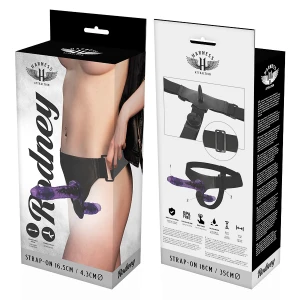 HARNESS ATTRACTION -  ВИБРАТОР RODNEY DOUBLE PENETRACI N 18 X 3,5 СМ