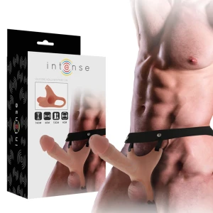 INTENSE - ПОЛЫЙ СТРАПОН SILICONE EXTENDER 16 X 3.5 CM