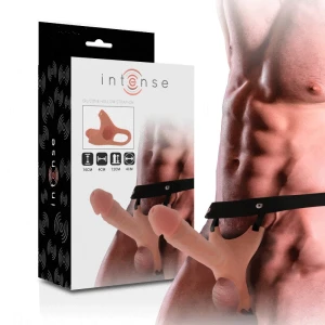 INTENSE - ПОЛЫЙ СТРАПОН SILICONE EXTENDER 16 X 3.5 CM