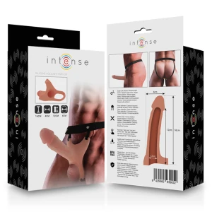INTENSE - ПОЛЫЙ СТРАПОН SILICONE EXTENDER 16 X 3.5 CM
