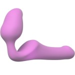 ADRIEN LASTIC - QUEENS STRAP-ON SOUPLE ROSE TAILLE S