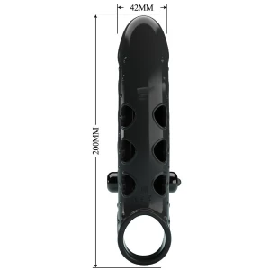 ROMANCE - VIBRATING PENIS SLEEVE BLACK