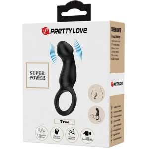 PRETTY LOVE - TRAE RING  VIBRATOR BLACK