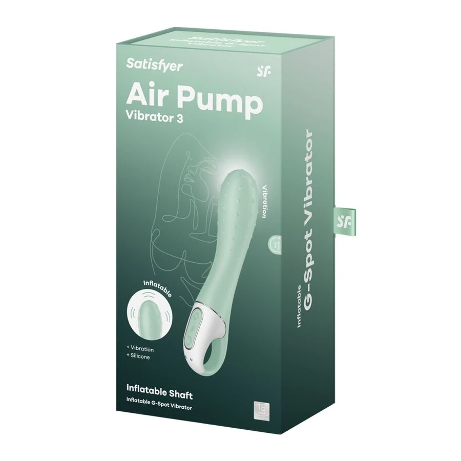 SATISFYER - AIR PUMP VIBRATOR 3 INFLATABLE G POINT