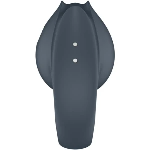 SATISFYER - PERFECT PAIR 2 MULTIVIBRATOR 2 IN 1 PENIS RING AND FINGER STIMULATOR GREY