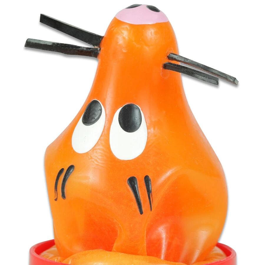 CONDOMERIE - HANDPAINTED NOVELTY CONDOMS FOX GLUED