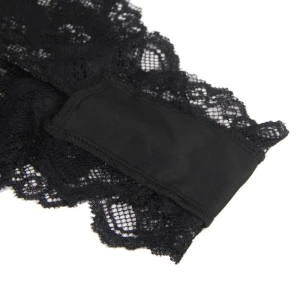 QUEEN LINGERIE DEEP V BACKLESS LACE TEDDY
