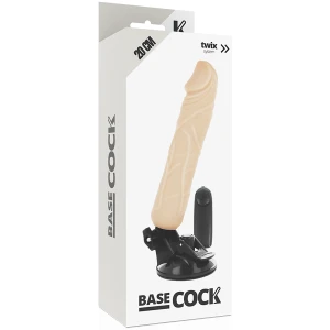 BASECOCK - REALISTIC VIBRATOR REMOTE CONTROL 20 CM