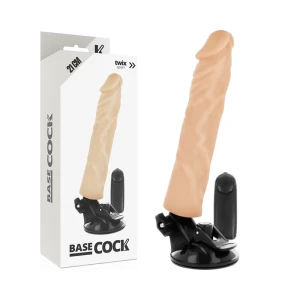 BASECOCK - REALISTIC VIBRATOR REMOTE CONTROL 21 CM