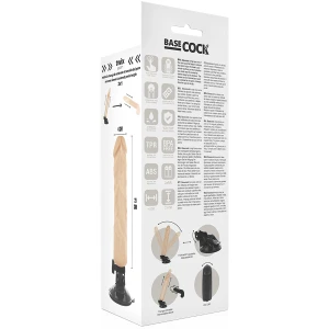 BASECOCK - REALISTIC VIBRATOR REMOTE CONTROL 21 CM