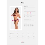 OBSESSIVE - TULIA CUPLESS BRA AND CROTHLESS THONG