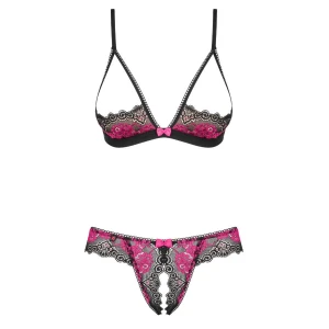 OBSESSIVE - TULIA CUPLESS BRA AND CROTHLESS THONG