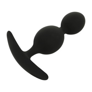 BLACKSILVER - ORSON PLUG IN SILICONE 2 ONDE ANAL 9 CM