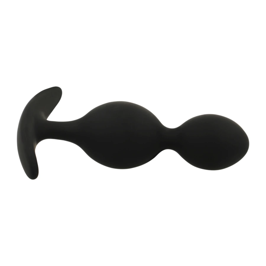 BLACKSILVER - ORSON PLUG SILICONE 2 ANAL WAVES 9 CM