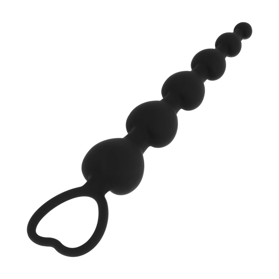 BLACKSILVER - MILA ANALE CATENA DI CUORI 18 CM