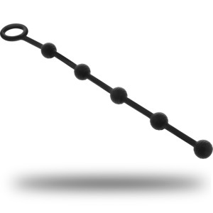 BLACKSILVER - KORG ROSARIO ANALE INIZIAZIONE IN SILICONE 21 CM