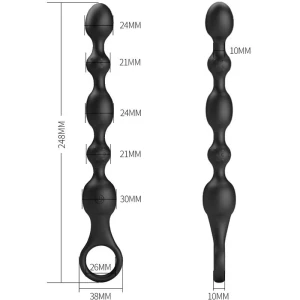 PRETTY LOVE - VAN АНАЛ ШАРИКИ 10 VIBRATIONS RECHARGEABLE SILICONE