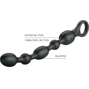 PRETTY LOVE - VAN АНАЛ ШАРИКИ 10 VIBRATIONS RECHARGEABLE SILICONE