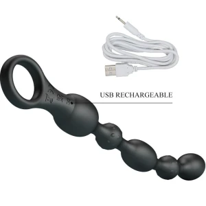 PRETTY LOVE - VAN АНАЛ ШАРИКИ 10 VIBRATIONS RECHARGEABLE SILICONE