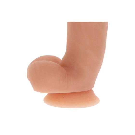 GET REAL - DILDO IN SILICONE 18 CM CON PALLE IN PELLE