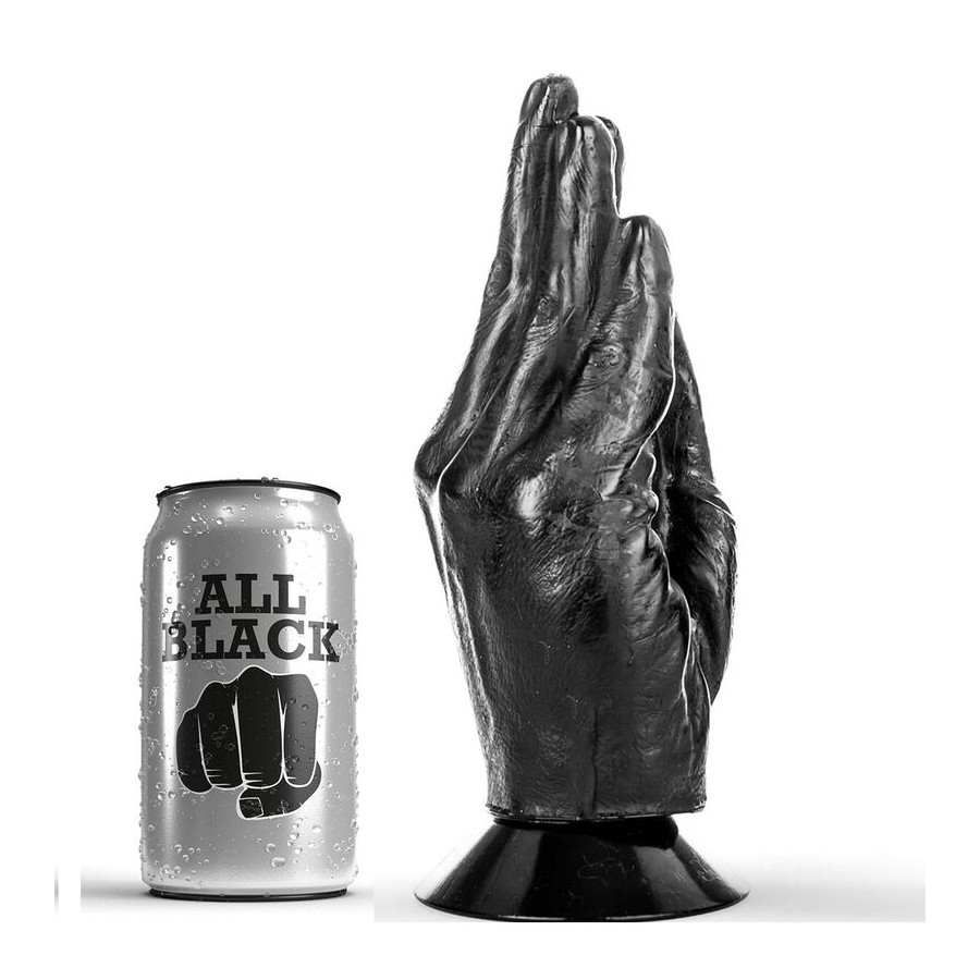 ALL BLACK - DILDO FISTING 21 CM