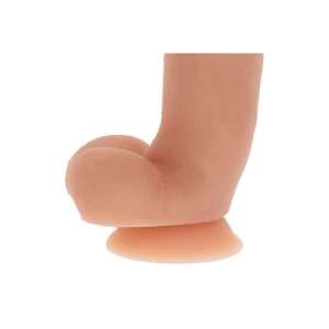 GET REAL - SILICONE DILDO 18 CM W BALLS SKIN