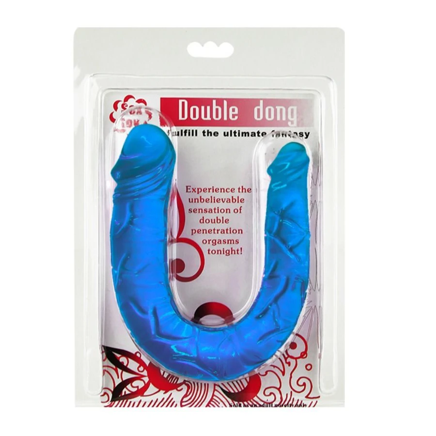 BAILE - DOUBLE DONG DILDO DOUBLE BLUE