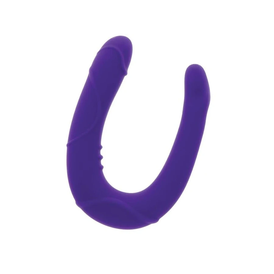 GET REAL - VOGUE MINI DOUBLE DONG PURPLE