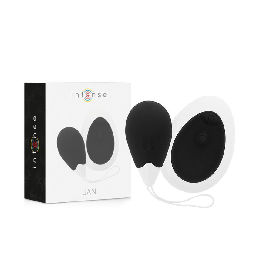 INTENSE JAN VIBRATING EGG REMOTE DEEP BLACK