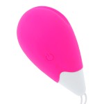 OHMAMA - VIBRATING EGG 10 MODES - PINK AND WHITE
