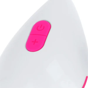OHMAMA - VIBRATING EGG 10 MODES - PINK AND WHITE