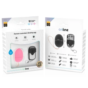 ONLINE- REMOTE CONTROL VIBRATING EGG S PINK