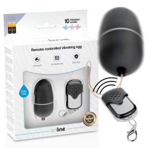 ONLINE- REMOTE CONTROL VIBRATING EGG M BLACK