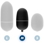ONLINE- REMOTE CONTROL VIBRATING EGG M BLACK