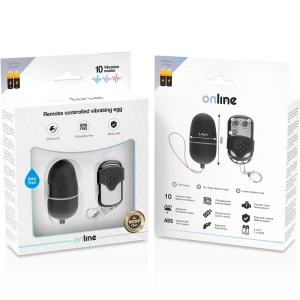 ONLINE- REMOTE CONTROL VIBRATING EGG M BLACK