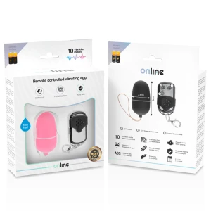 ONLINE- REMOTE CONTROL VIBRATING EGG M PINK