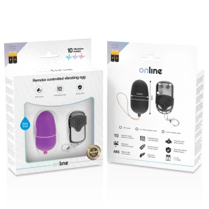 ONLINE- REMOTE CONTROL VIBRATING EGG M LILAC