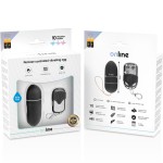 ONLINE- REMOTE CONTROL VIBRATING EGG L BLACK