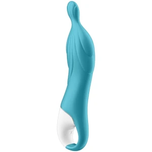 SATISFYER A-MAZING 2 A-SPOT VIBRATOR - TURQUOISE | Pasio