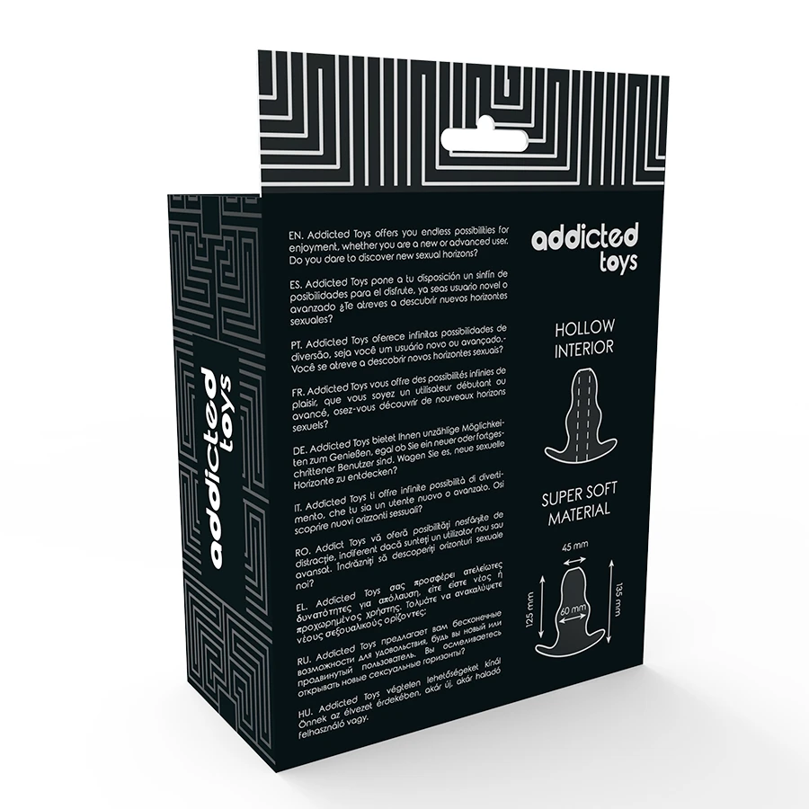 ADDICTED 13 CM LARGE ANAL DILATOR - TRANSPARENT