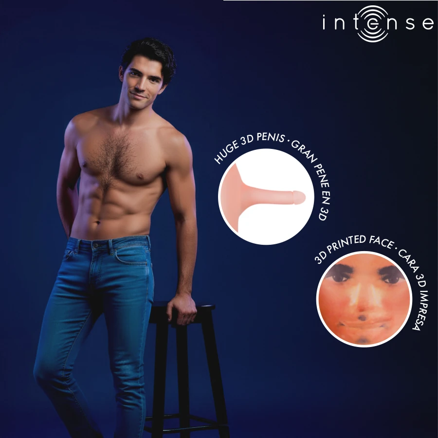 INTENSE DOLLS - ANTHONY INFLATABLE DOLL WITH 3D PENIS