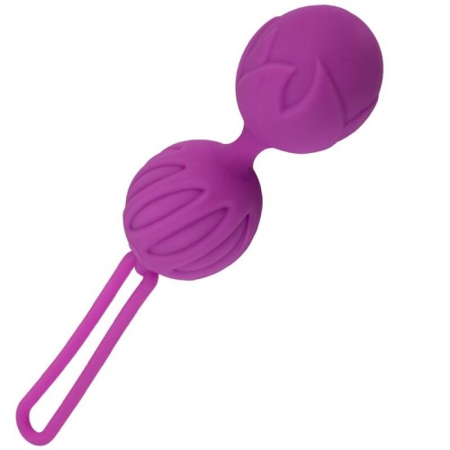 ADRIEN LASTIC - ШАРИКИ ИЗ КРЕМНИЯ ДЛЯ ЖЕНЩИН ВИОЛЕТОВЫЕ РАЗМЕР S