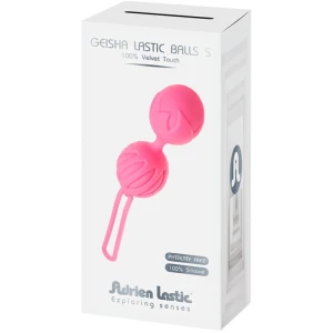 ADRIEN LASTIC - СИЛИКОНОВЫЕ ШАРИКИ GEISHA LASTIC, РАЗМЕР S, РОЗОВЫЕ