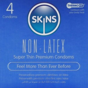 SKINS - LATEX-FREE CONDOMS PACK OF 4
