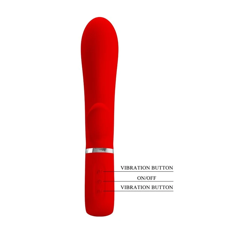 PRETTY LOVE - THOMAS MULTIFUNCTION G-SPOT VIBRATOR RED