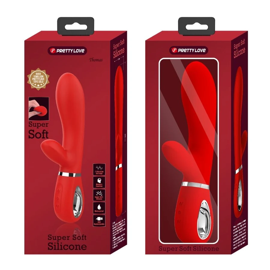 PRETTY LOVE - THOMAS MULTIFUNCTION G-SPOT VIBRATOR RED