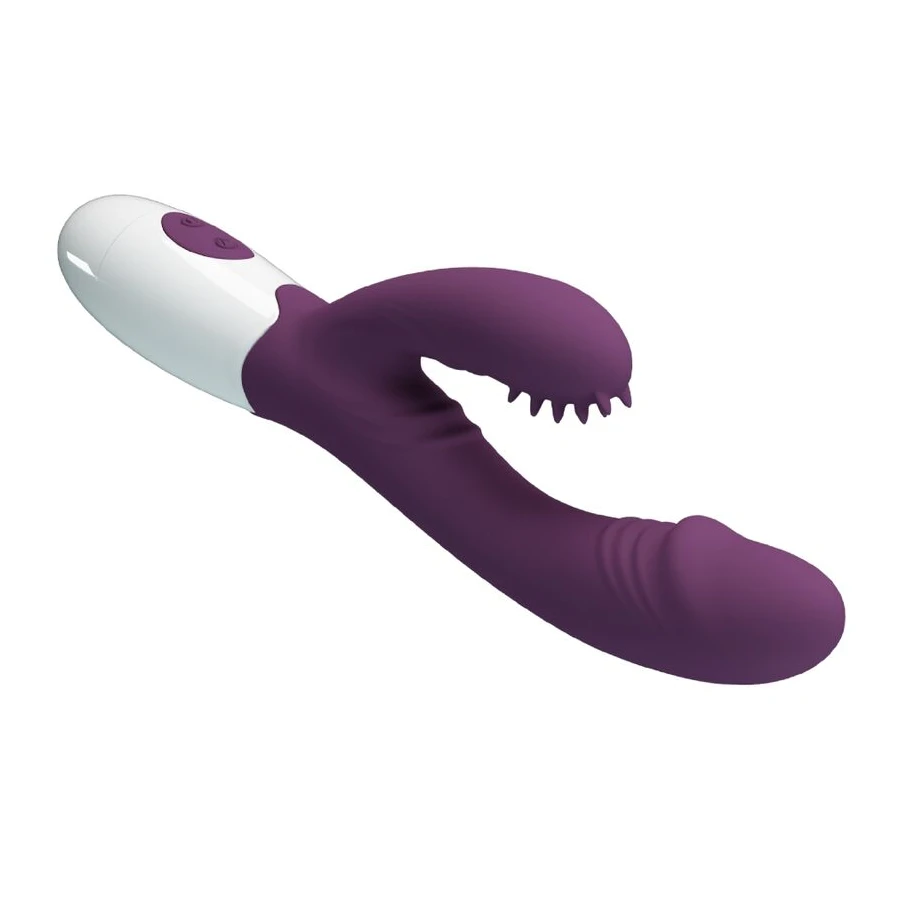 PRETTY LOVE - ANDRE RABBIT VIBRATOR  G-POINT STIMULATOR PURPLE