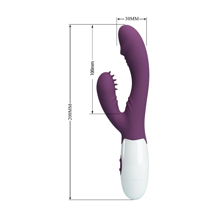 PRETTY LOVE - ANDRE RABBIT VIBRATOR  G-POINT STIMULATOR PURPLE