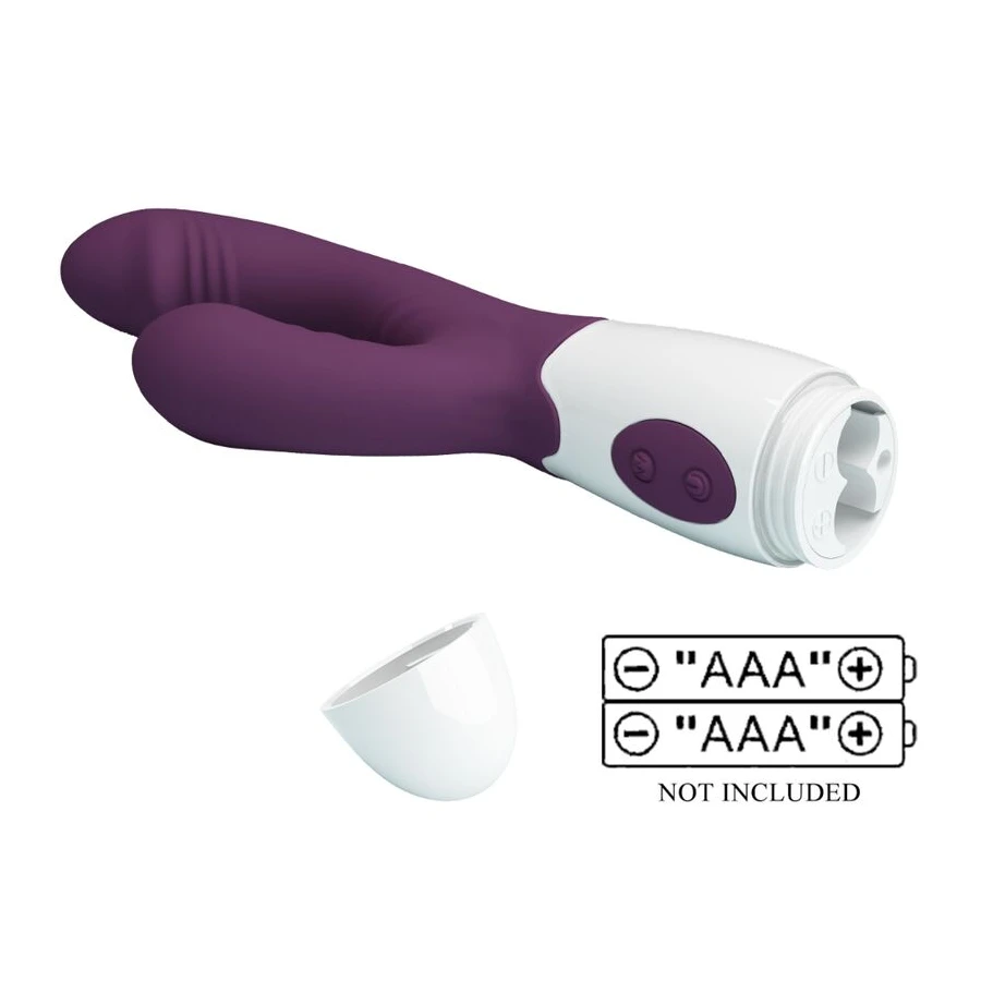 PRETTY LOVE - ANDRE RABBIT VIBRATOR  G-POINT STIMULATOR PURPLE