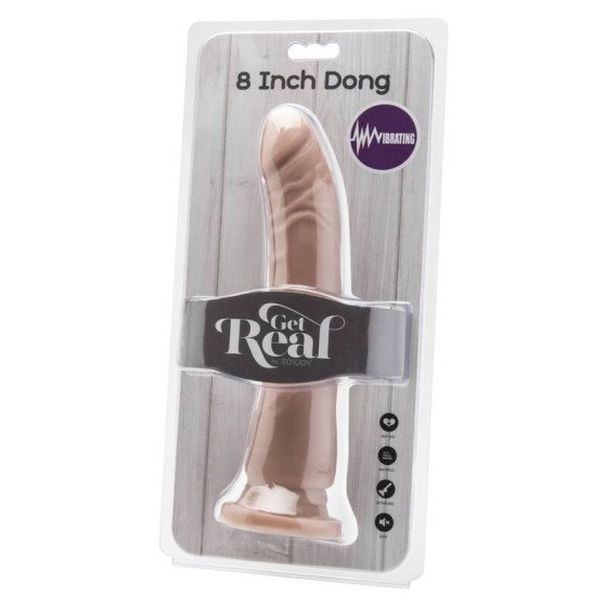 GET REAL - PELLE VIBRANTE DONG 20,5 CM